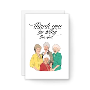 Funny Thank You Card,  Funny Thank You, Funny Card, Card for Him, Card for Her, Card for Friend, Card for Guests, Modern Thank You Card