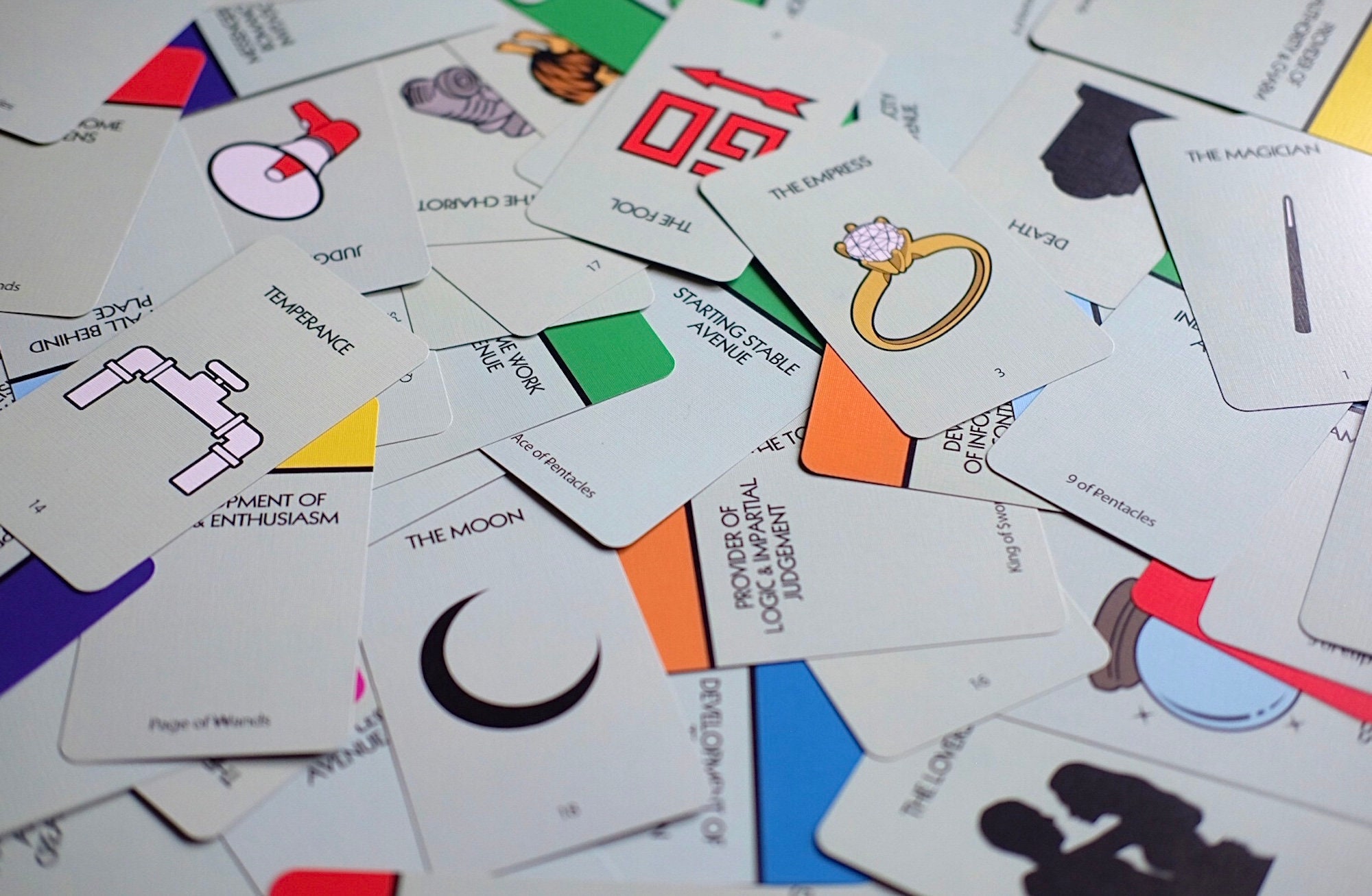【希少・絶版】Life Is Like A Board Game Tarot Life is Like A Board Game Tarot - Tarot Deck, Contemporary
