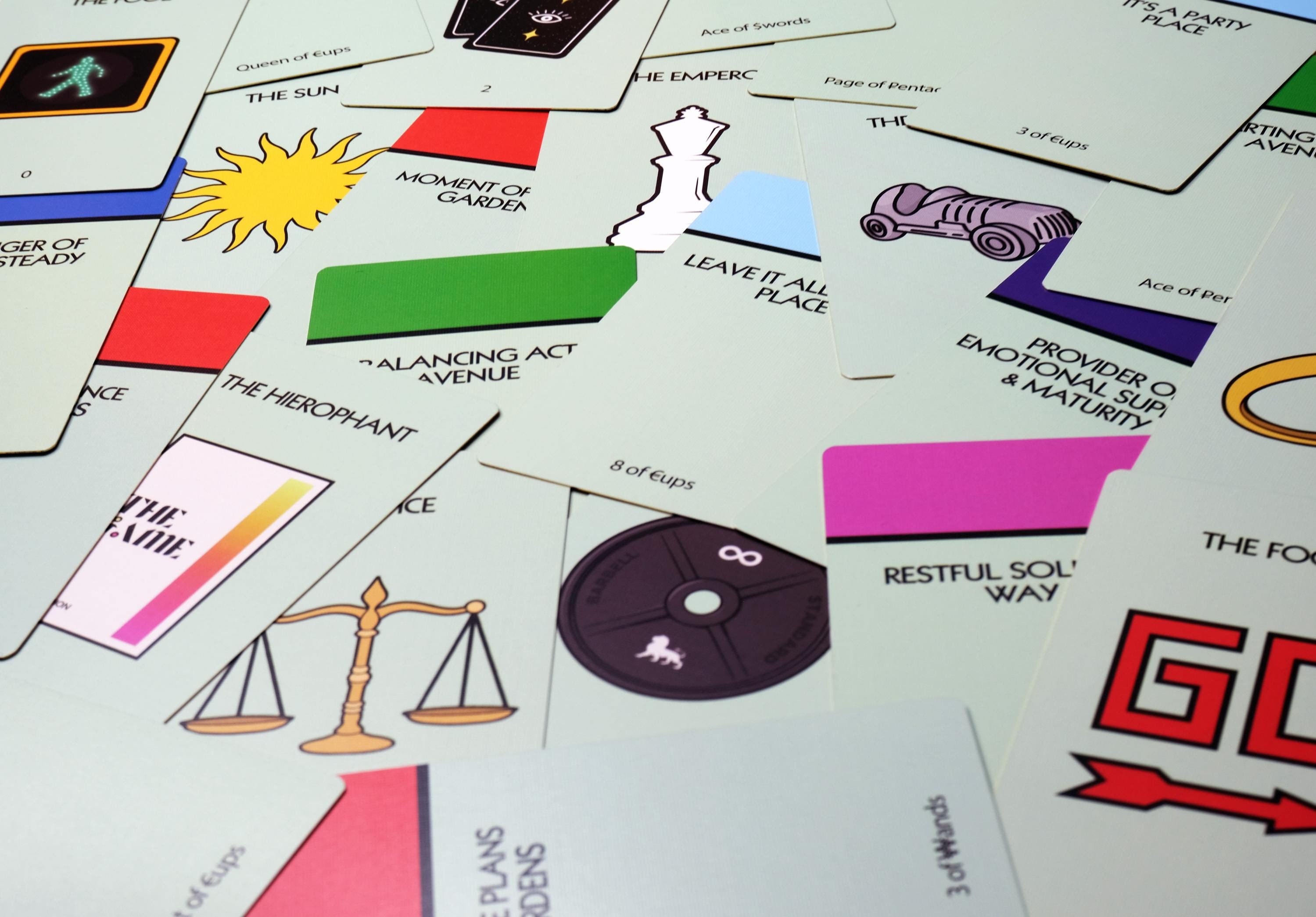 Life is Like A Board Game Tarot - Unique Tarot Deck, Board Games