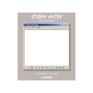 Sticky Notes , Unique sticky notes, Nostalgic sticky notes, Unique adhesive notes, Planner Notes, Office Stationery, Instant Message Notes