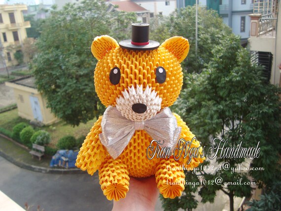 origami teddy bear