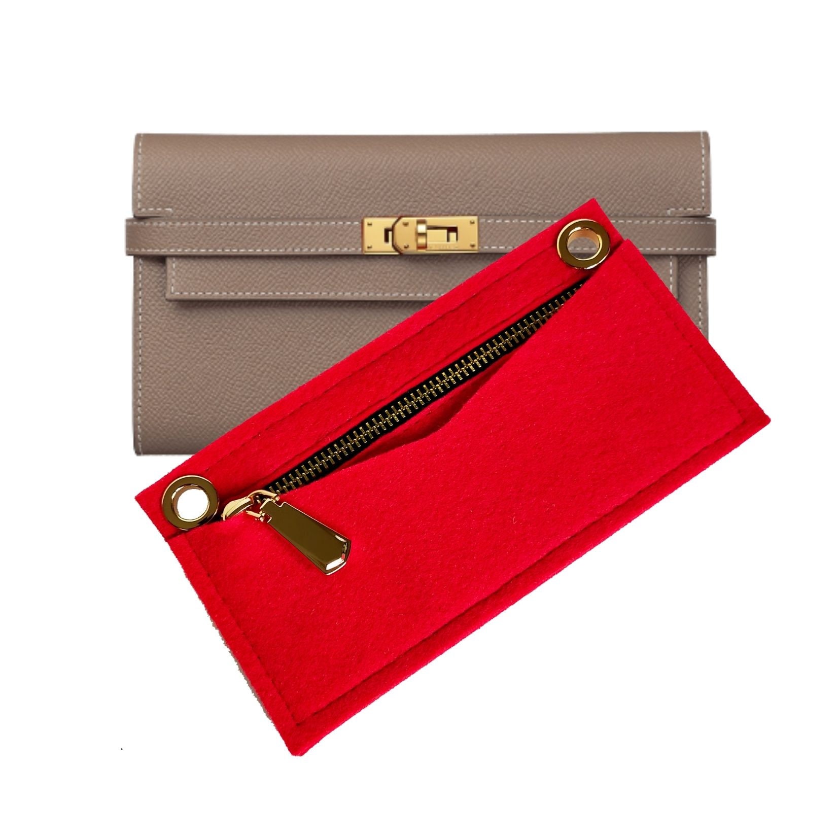 Kelly Classique Wallet Conversion Kit w Zipper Bag & O Rings 