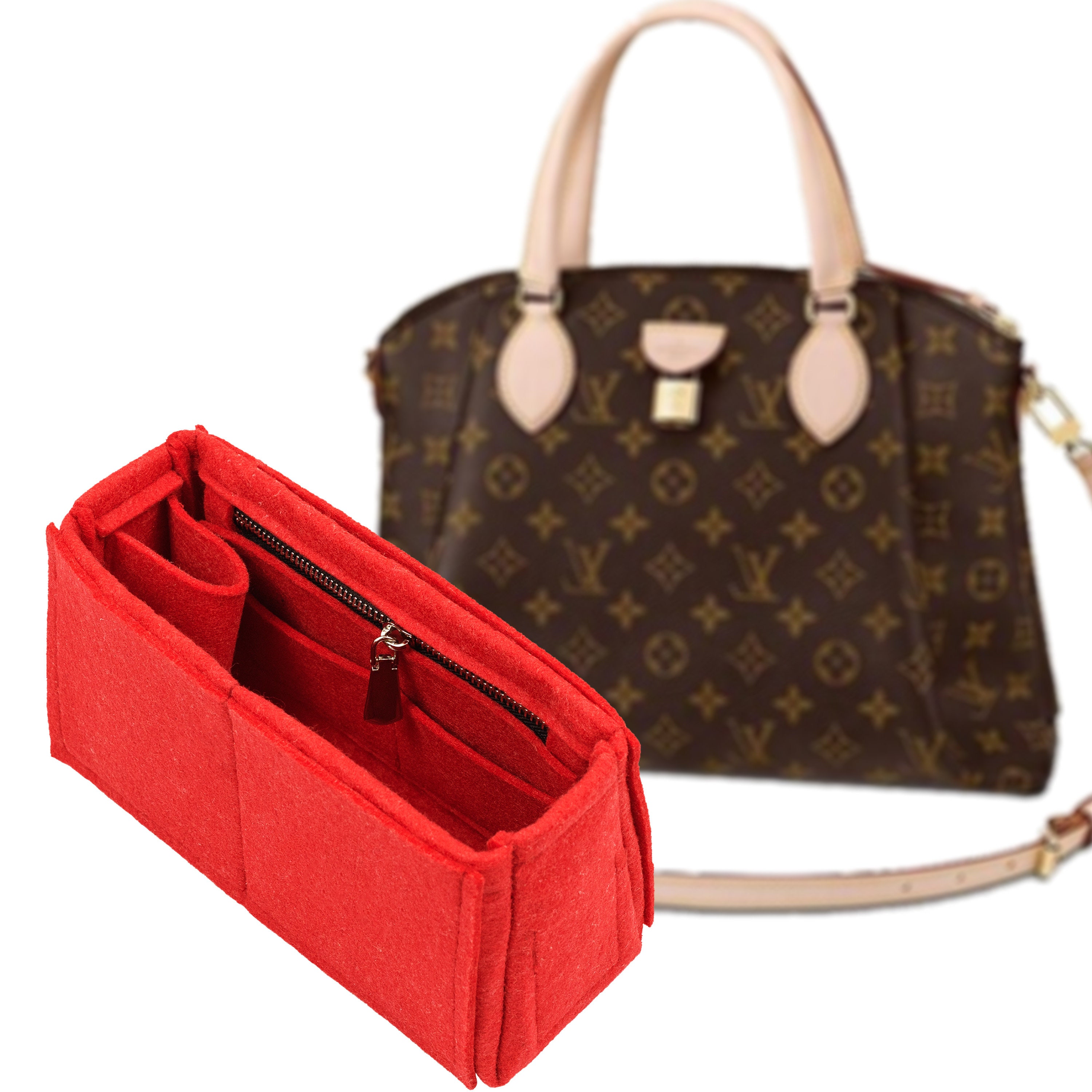 LV Rivoli MM Monogram Bag Organizer - Premium Felt (Handmade/20 Colors) :  Handmade Products 