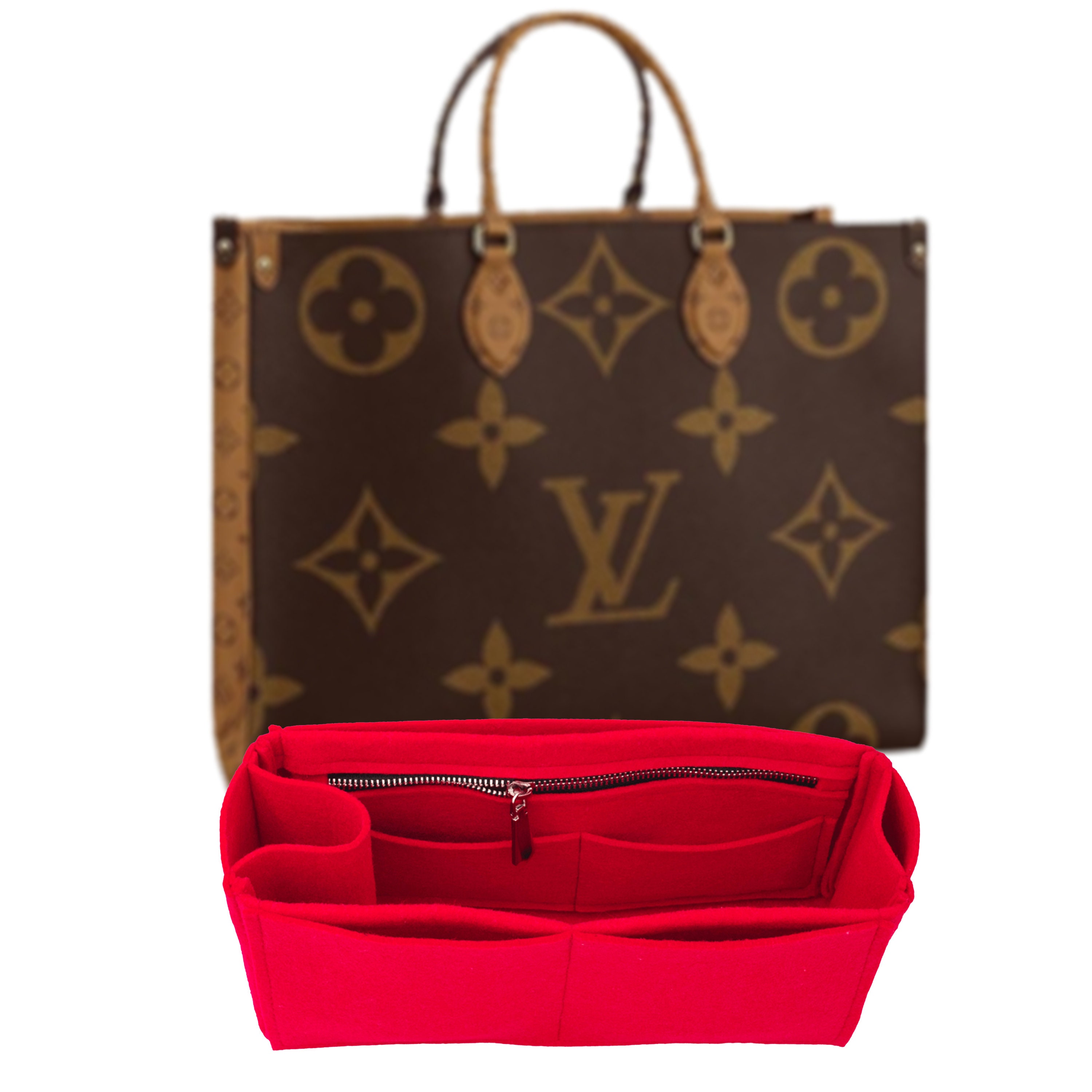 Bag and Purse Organizer with Regular Style for Louis Vuitton OntheGo PM, MM  and GM