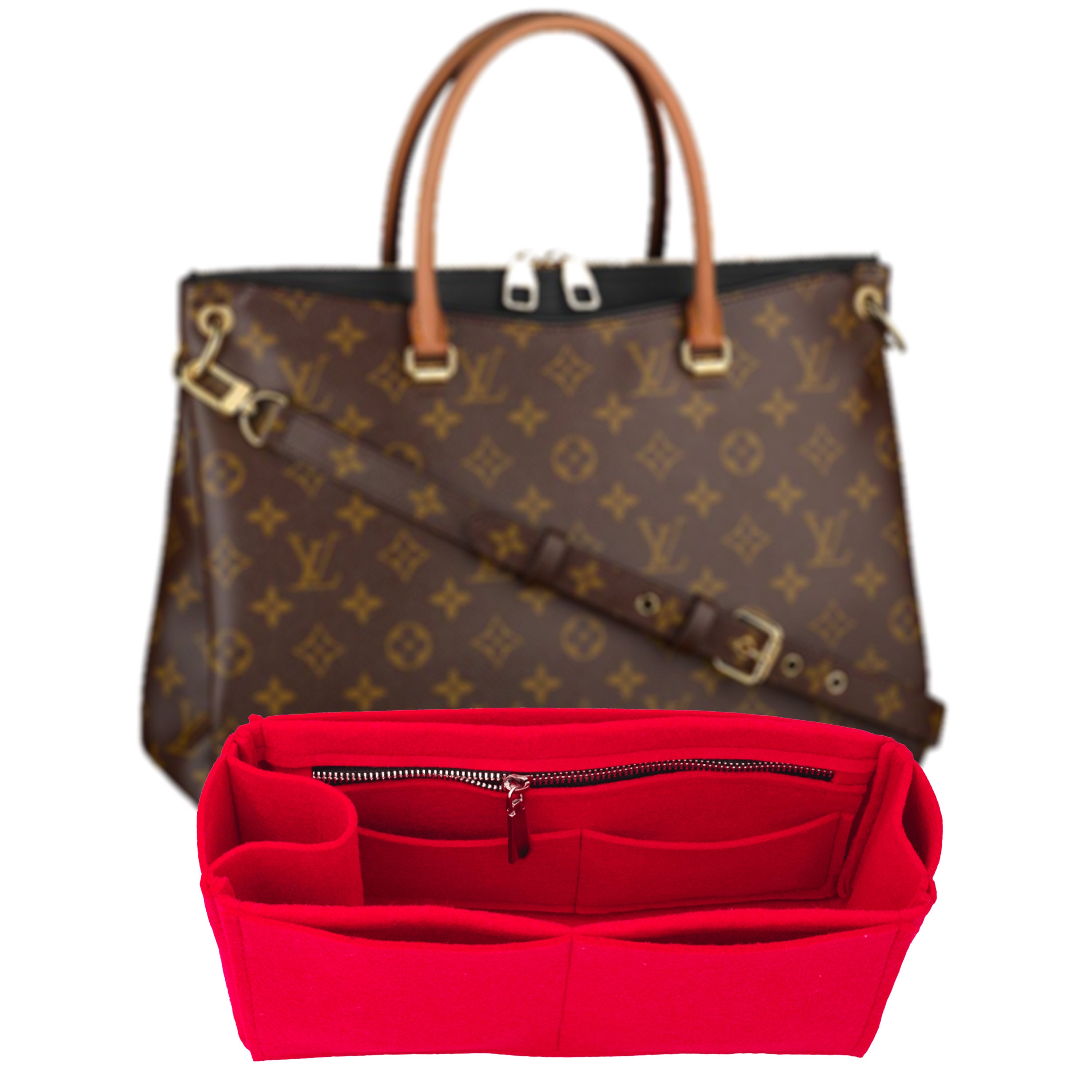 Bag and Purse Organizer with Singular Style for Louis Vuitton Lockme Bucket