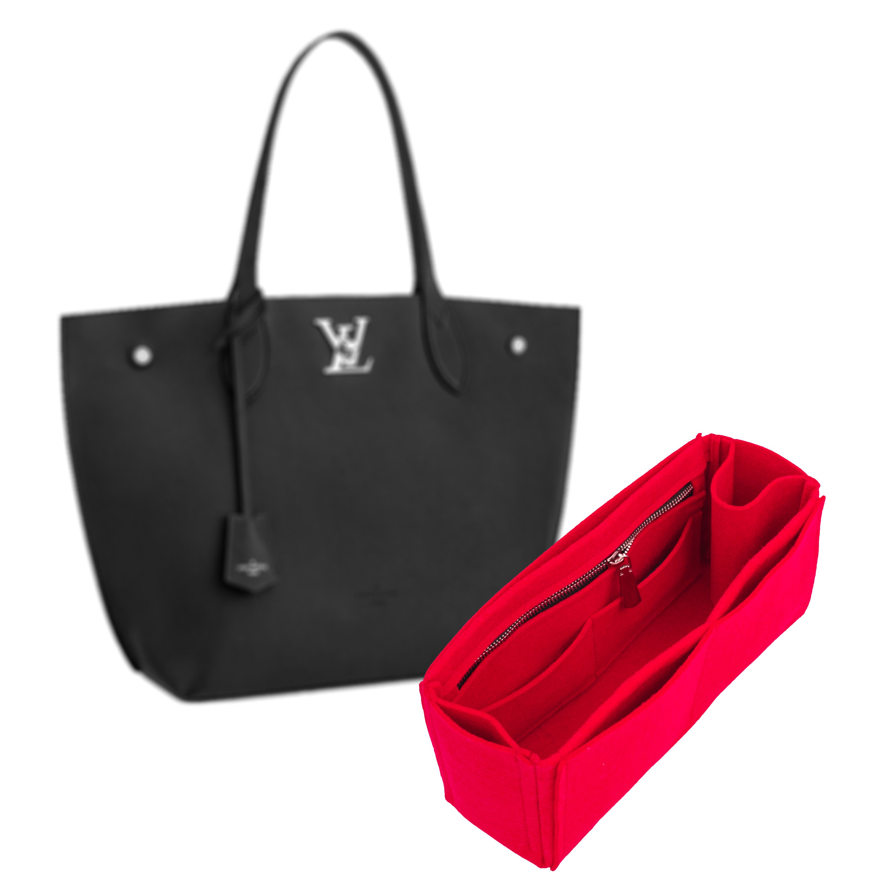 tote bag liner insert for louis vuitton mm on the go tote