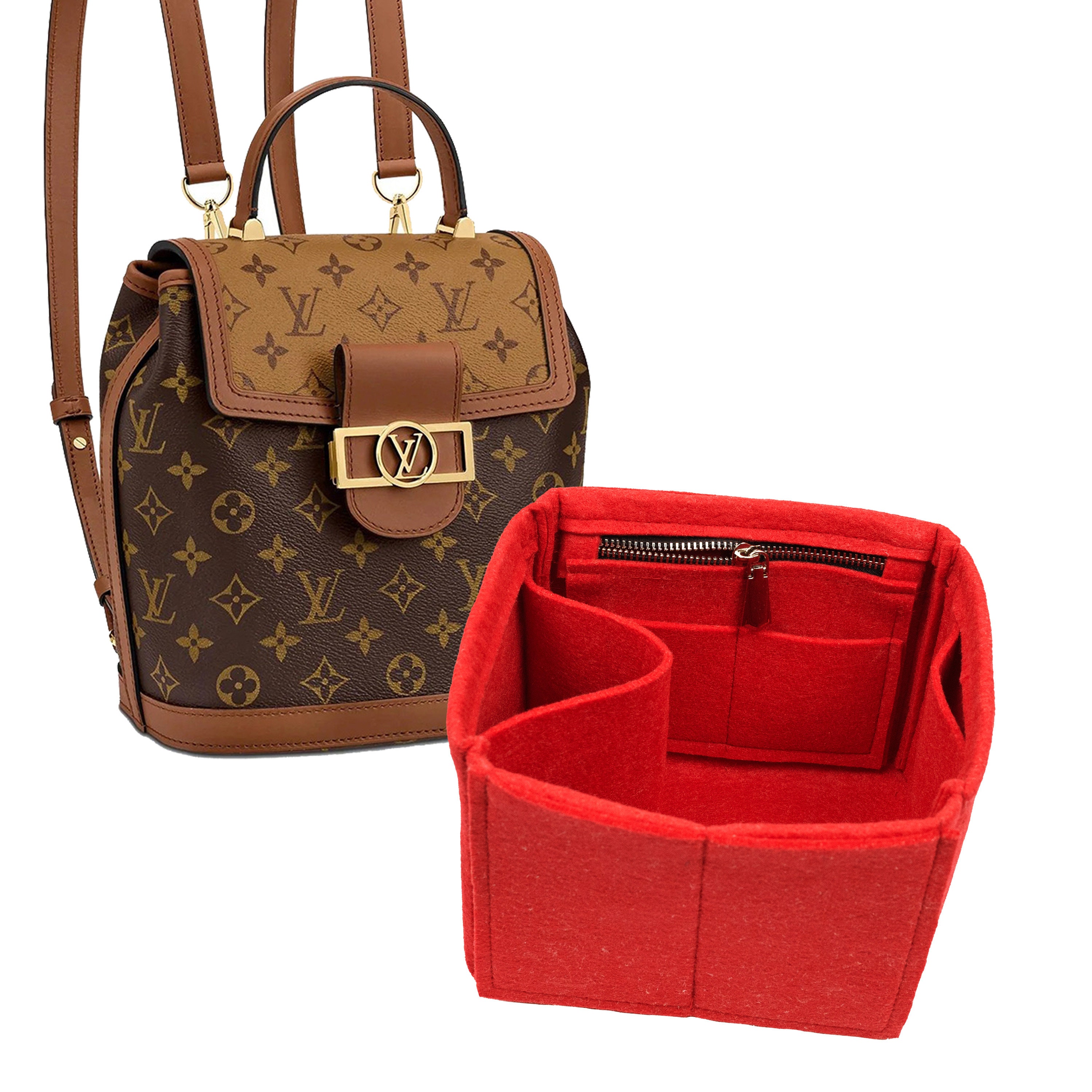 1-45/ LV-Dauphine-BP-PM) Bag Organizer for LV Dauphine Backpack PM -  SAMORGA® Perfect Bag Organizer