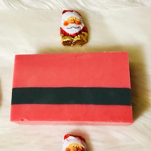 Christmas Holiday Handmade Goat Milk Santa Soap