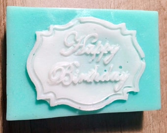 Jabón de cumpleaños / Jabón de leche de cabra / Jabón artesanal