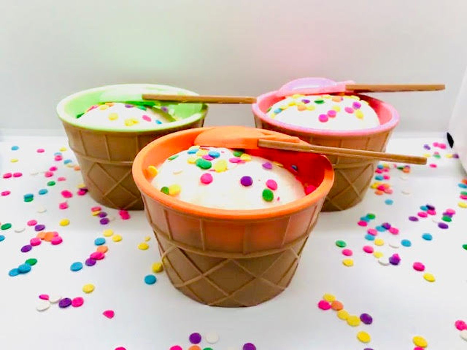 Icecream Bath Bomb / Icecream Cup Bath Bomb / Summer Bath Etsy