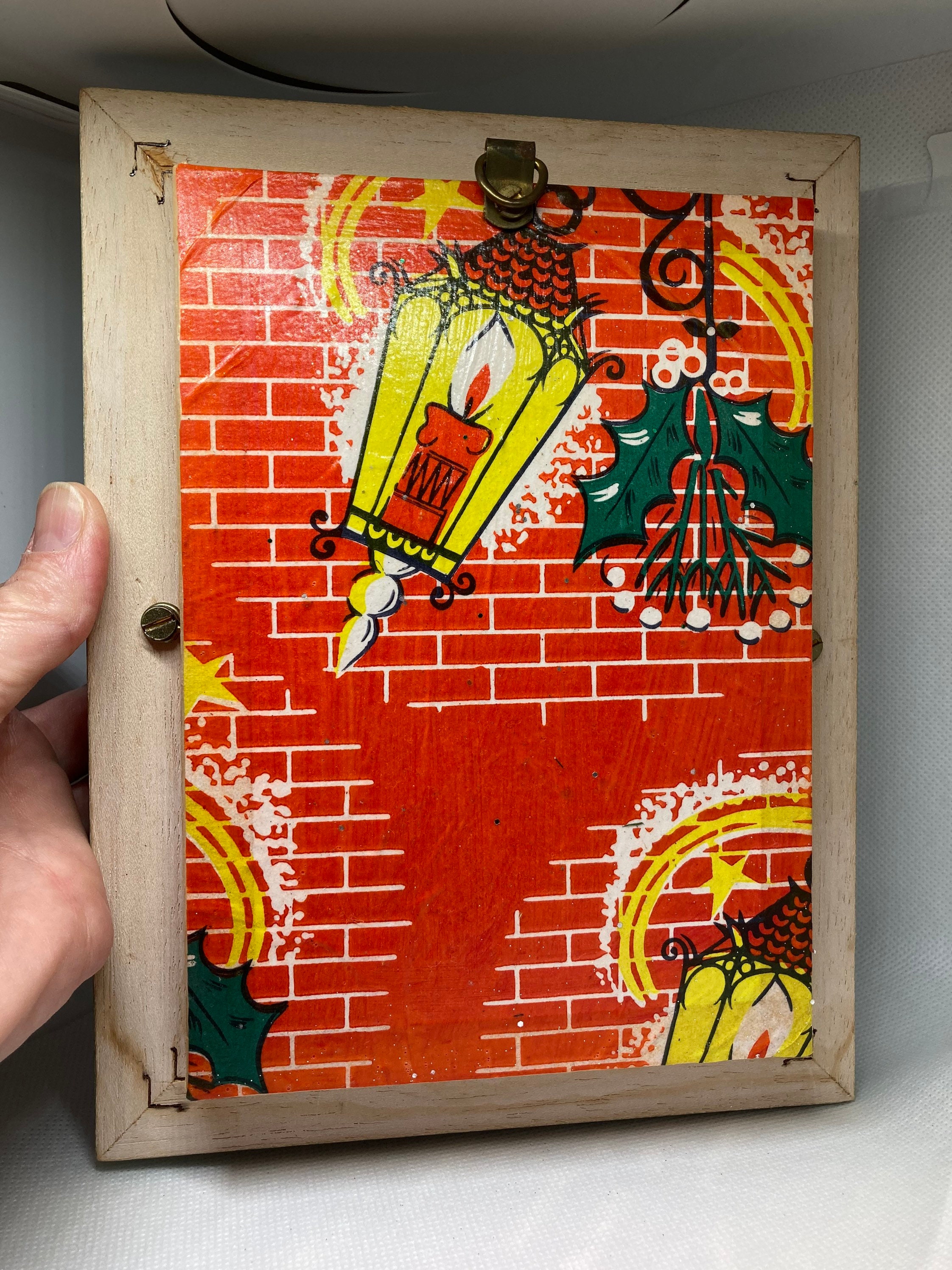 Handmade Vintage Diorama Shadow Box Wall Hanging Christmas Etsy UK