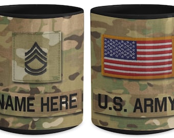 O6 COL US Army Gift for Dad//Mom//Son//Daughter US Army Personalized Officer Mug
