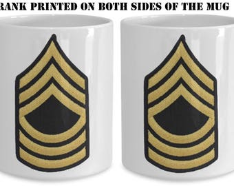 Military Police - MP Coffee Mug, 15 Ounce Cup - Personalized Text Option  for Rank and Name - Etsy