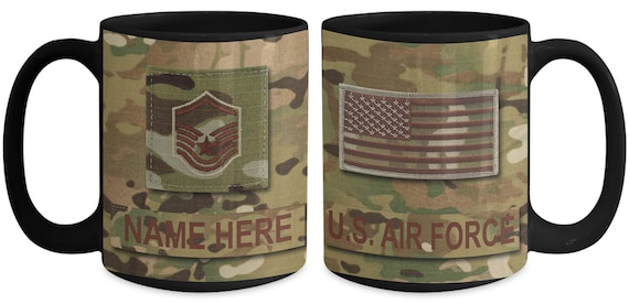 US Air Force Personalized OCP Mug; All Ranks, E1-O6 - Customize With  Name/text/rank; 15 Oz Cup - Gift for Veteran, Dad, Husband, Mom, Wife - Etsy