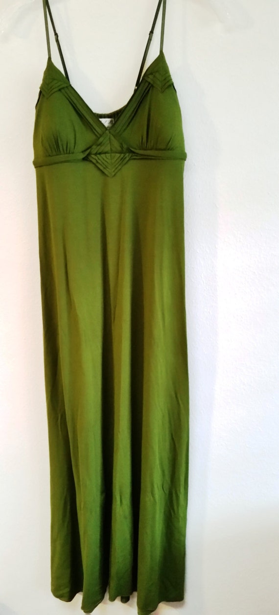 Vintage Olive Green - Max Studio - Lycra Full Leng