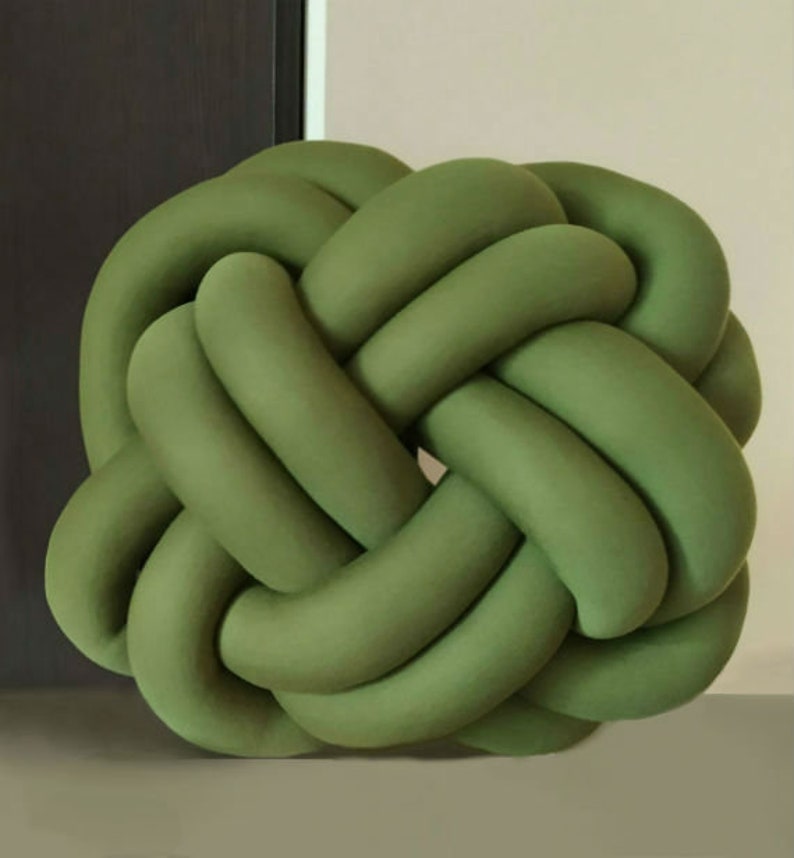 Large celtic knot pillow Modern pillow Knot floor cushions Etsy