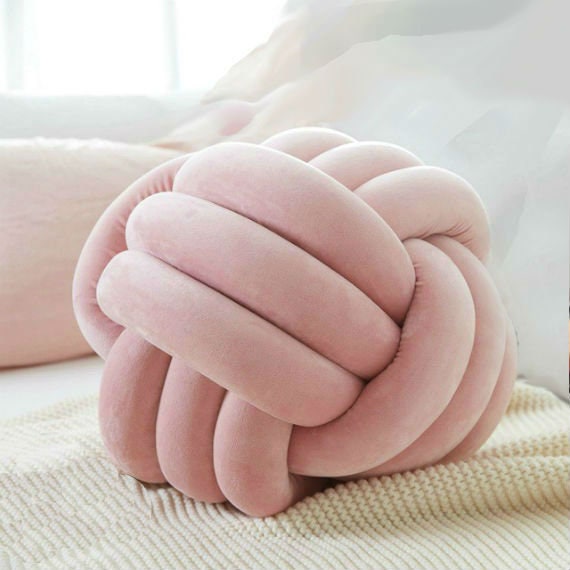 LARGE Knot pillow Modern pillow Knot cushion Decorative Etsy