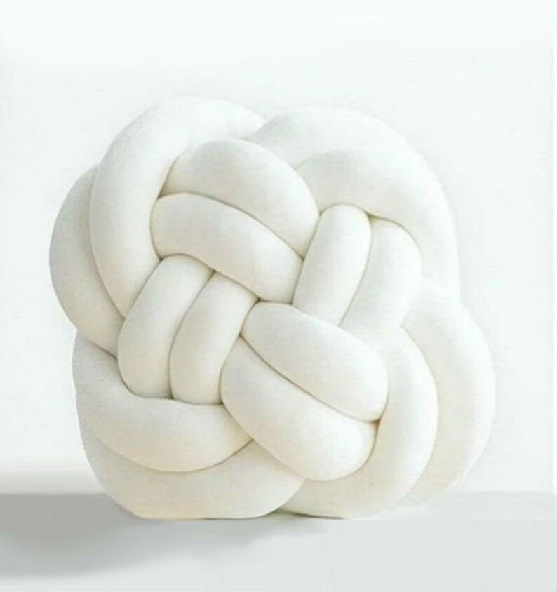 Large celtic knot pillow Modern pillow Knot floor cushions Etsy