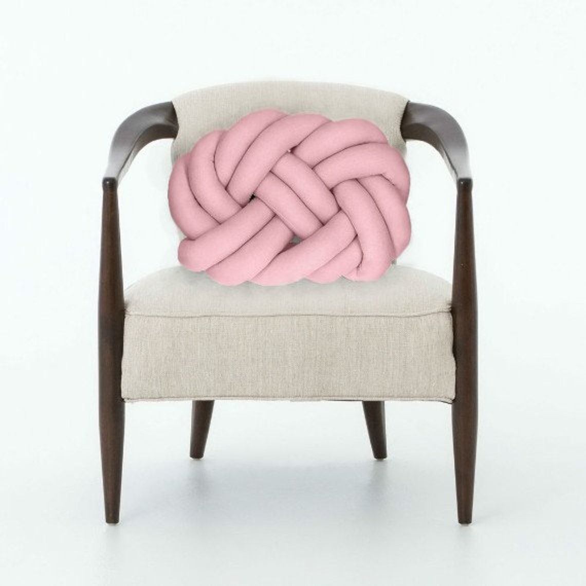 Großes Knotenkissen Schwarze Knoten Bodenkissen ein Geschenk | Etsy