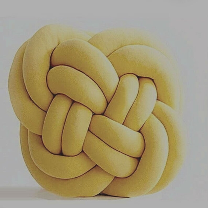 Large celtic knot pillow Modern pillow Knot floor cushions Etsy