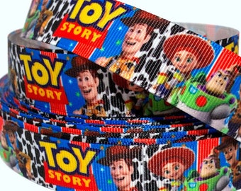 Perfect for bow making and many other crafts. TOY STORY inspired grosgrain ribbon andor coordinating flatbacks