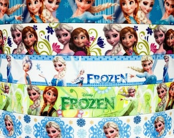 Sold by 5 Yards Frozen Ribbon 1.5 Grosgrain Elsa Anna Ice Princess Anna Movie TV Cartoon Characters Grosgrain Hair Bow Ribbon Sold by 5 Yards Frozen Ribbon 1.5 Grosgrain Elsa Anna Ice Princess Anna Movie TV Cartoon Characters Grosgrain Hair Bow Ribbon