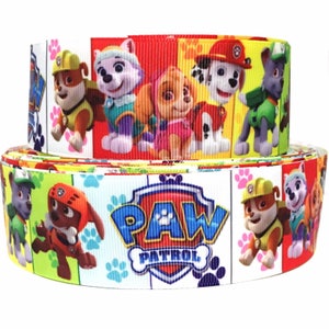 GROSGRAIN RIBBON 5/8", 7/8" , 1.5", 3" Dogs Printed ( Buy Another One, Add to Cart,  Save on Combine Shipping )