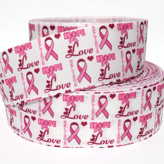 FREE SHIPPING Grosgrain Ribbon 7//8/" OR 1.5/" Childhood Cancer Awareness Printed