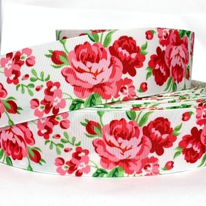 GROSGRAIN RIBBON 7/8" & 1.5" Flowers Roses Bouquets Printed Mother's Day (  Add to Cart,  Save on Combine Shipping )