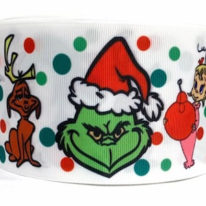 Grosgrain Grinch Ribbon 