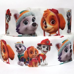 GROSGRAIN RIBBON 5/8", 7/8", 1.5", 3" DOG Printed (Buy Another One, Add to Cart, Save on Combine Shipping)