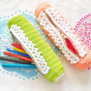 Crochet Case Pattern, Crochet Hook Case Pattern, Crochet Pencil Case Pattern, D.I.Y Case image 1