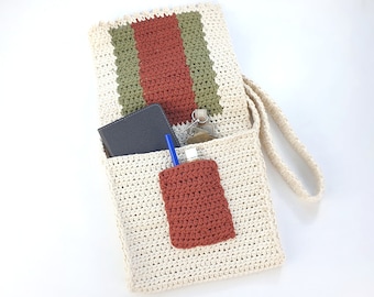 Crochet Crossbody Bag Pattern: Tapestry  Design (Digital Pattern)