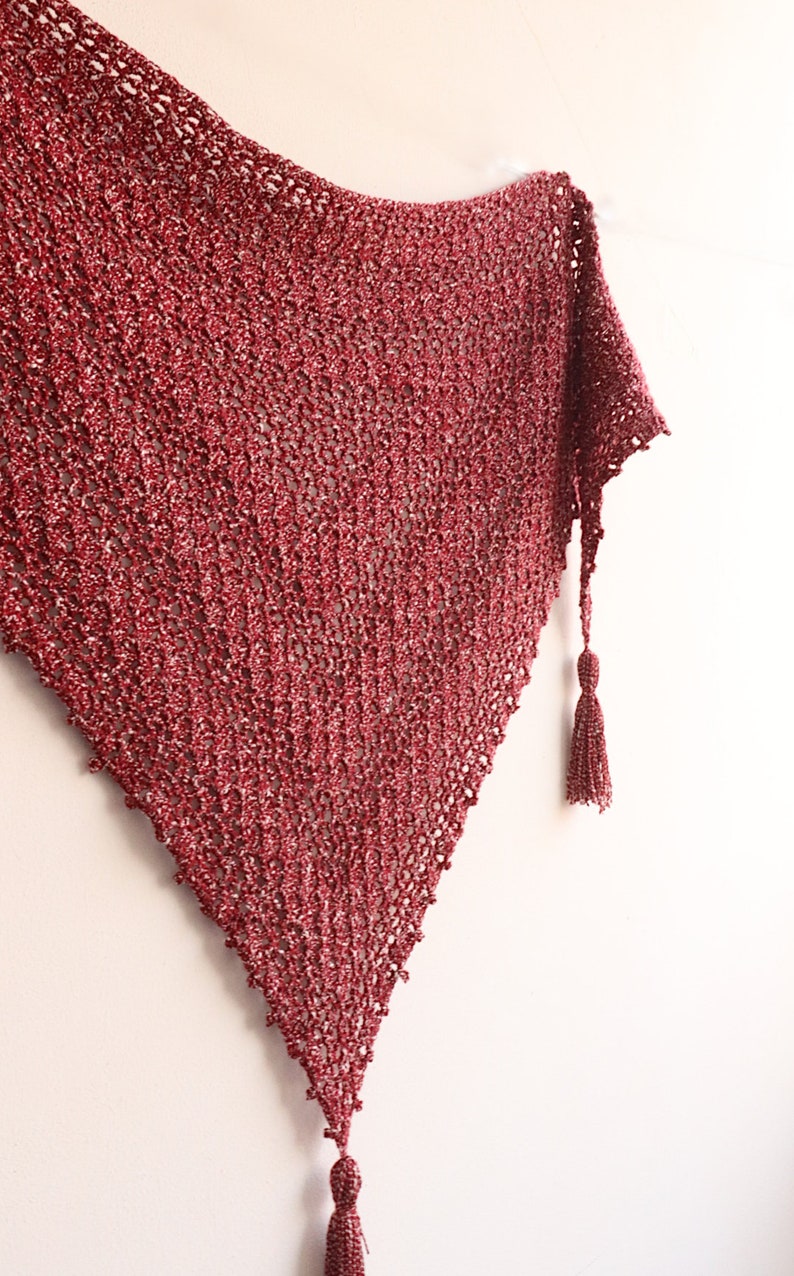 C2C Mesh Shawl Crochet Pattern, Corner to Corner Crochet Pattern, Shawl