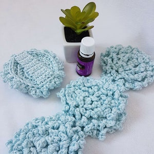 Eco-friendly Scrubbie Pattern Skincare Cotton Yarn Washcloth Crochet Pattern Reusable Scrubbie image 5