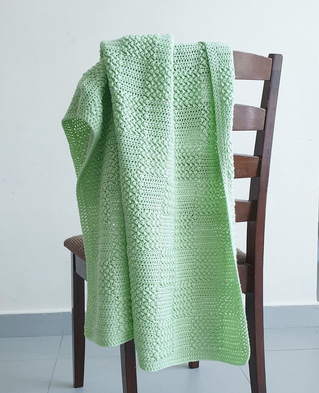 Minimalist Crochet Blanket Pattern Customisable Blanket Etsy