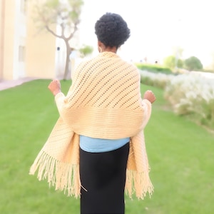 Prayer Wrap Crochet Pattern- Crochet Wrap, Reversible Prayer Wrap, Prayer Shawl Pattern, Crochet Cardigan, Corner to Corner Crochet Pattern