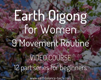 Qigong for Women, Downloadable MP4, Learn Chi Kung, Qi Gong Lessons, Gentle Exercise, Female Health, Qigong Videos, Relaxation, Mindfulness