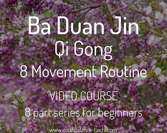 8 Pieces of Brocade Qigong, Video Course, Downloadable Files, Learn Qigong, Ba Duan Jin Qigong, Dao Yin, Video Qi Gong, Mindful Movements