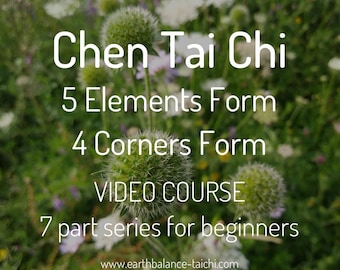 Chen Tai Chi Video Course: 5 Elements & 4 Corners Form (Downloadable MP4)