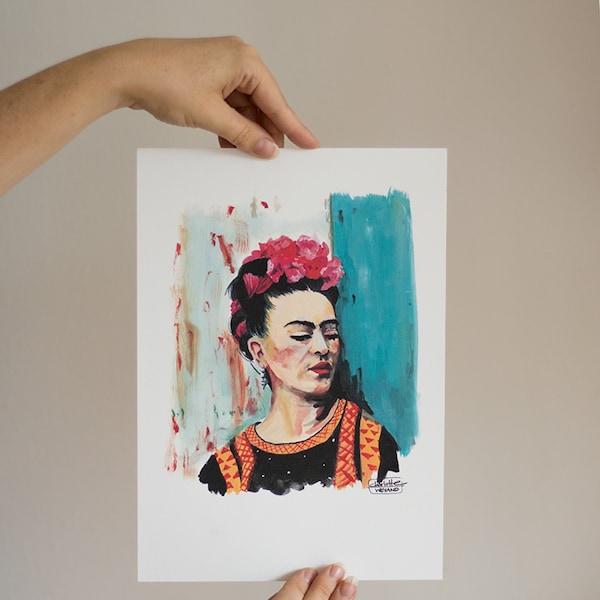 Frieda Kahlo Pop Ikonen Fineart Kunstdruck