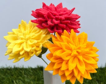 Felt Flowers / Dahlia