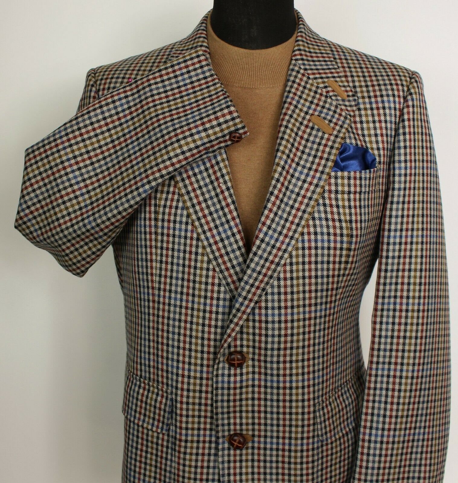 DAKS Signature Jacket Blazer Country Check 44R SUPERB QUALITY | Etsy