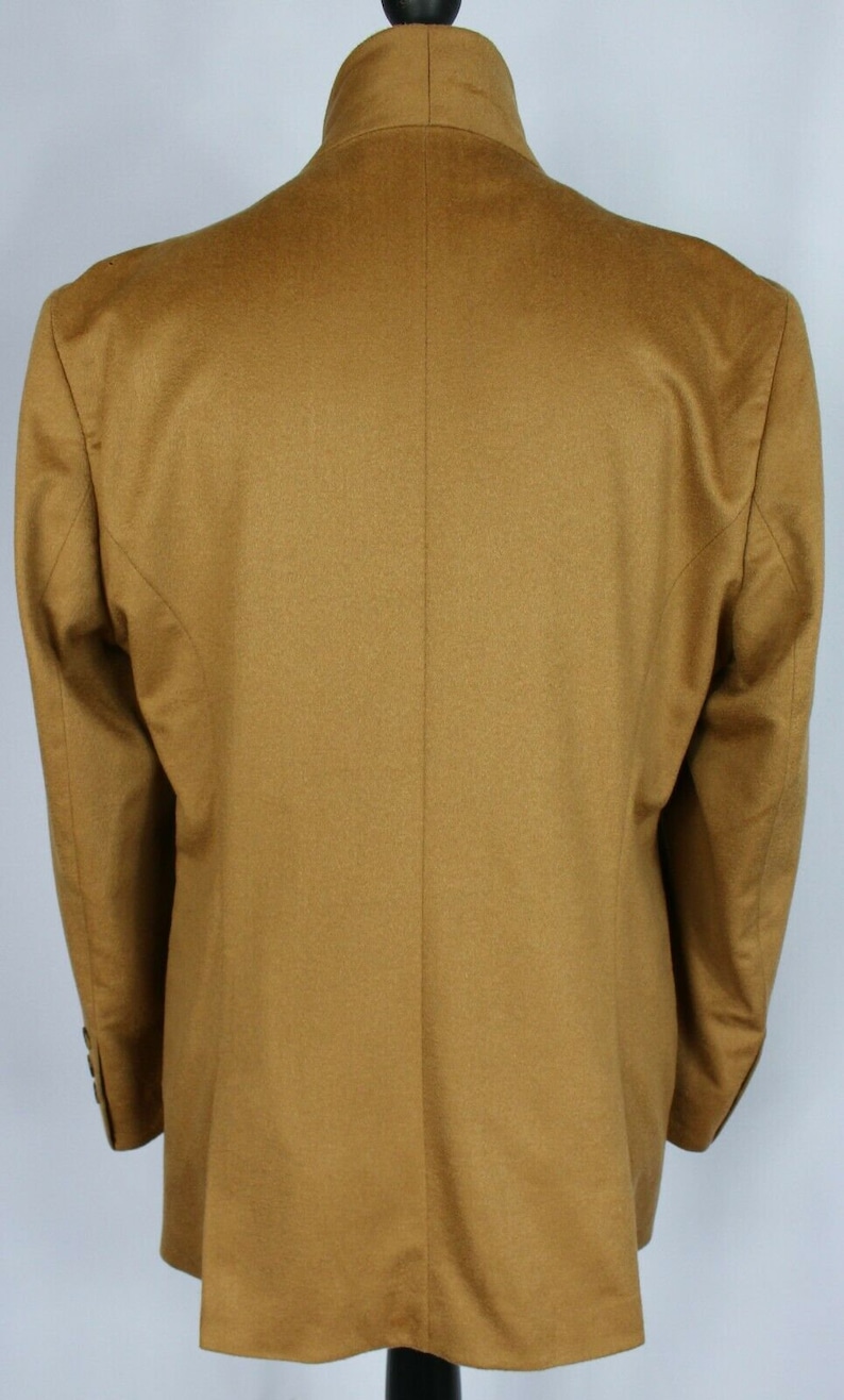Cashmere Jacket Camel Brown UK 16EU 44 Exceptional Quality 3479
