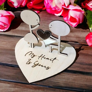 My Heart is Yours Gift | Valentine&#39;s Gift | 5th Wedding Anniversary | Wedding Gift Idea | Couple Gift | Valentine&#39;s Day