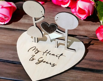 My Heart is Yours Gift | Valentine's Gift | 5th Wedding Anniversary | Wedding Gift Idea | Couple Gift | Valentine's Day