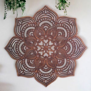 Wooden Mandala | Mandala Wall Art | Wall Art | Wall Decor | Hamsa |Yoga Decor | Wooden Wall Mandala | Mandala Decor
