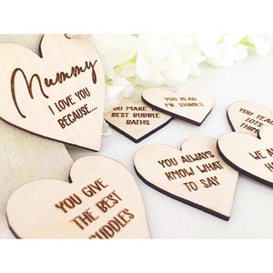 I Love You Tokens | Mother&#39;s Day Gift | Mummy Gift | Gifts for Her | Keepsake Tokens | Love Tokens