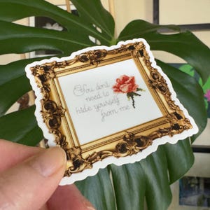 Kissing Goodnight - Sticker - LonleyFansPM - Citaat Quinn - Audiocitaat