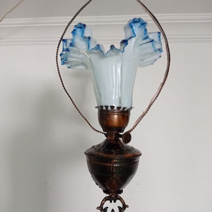 Vintage Murano Blue Hand Painted   Glass Chandelier LED Single Basket Ceiling Light Fixture Wedding Lighting Home Decor